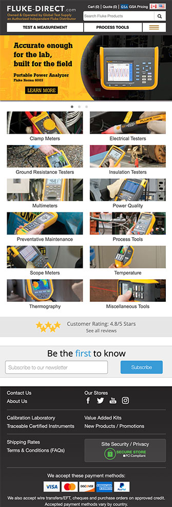 Fluke-Direct.com - Carrying a full selection of Fluke Test and Measurement products Fluke-Direct.com - Carrying a full selection of Fluke Test and Measurement products
