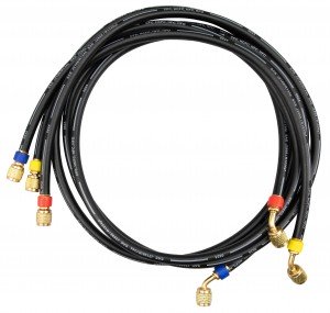 Testo 0554 2114 3-Hose Set without valve, low loss, 1/4&quot; to 5/16&quot;-