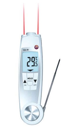Testo 104 IR Dual Purpose IR and Penetration Thermometer-