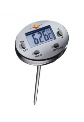 Thermomètre à Sonde Testo 0560 - Plage -50°C à +150°C, Sonde 133mm, Pile Incluse - 9