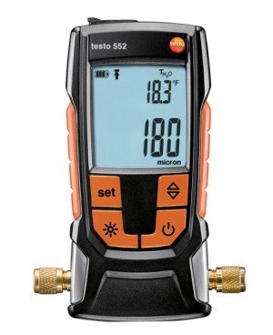 Testo 552 Digital Vacuum Micron Gauge with Bluetooth-