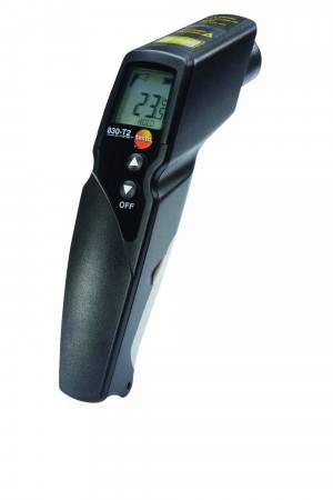 Testo 830-T2 Infrared Thermometer with two-point laser marking, 12:1-