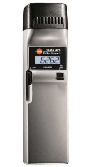 Testo 476 Kit, Pocket Strobe Hand-Held Stroboscope-