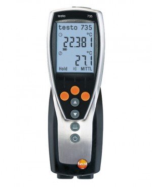 Testo 735-2 Multichannel RTD/Thermocouple Thermometer-