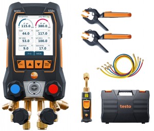 Testo 0564 5583 01 558s Digital Manifold Kit with hoses-