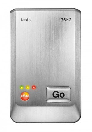 Testo 176 H2 4-Channel Metal Temperature/Humidity Data Logger with 2 external NTC-