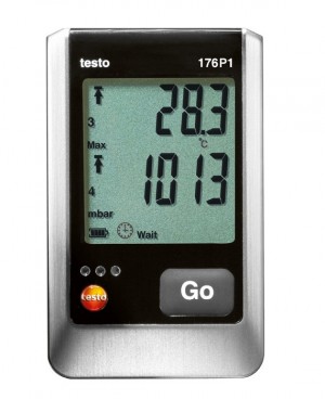 Testo 176-P1 5-Channel Pressure/Temperature/Humidity Data Logger with external NTC-
