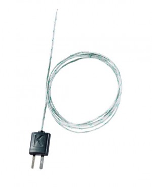 Testo 0602 0645 Flexible Bead Tip Probe, 60", Type K TC, Fiberglass-