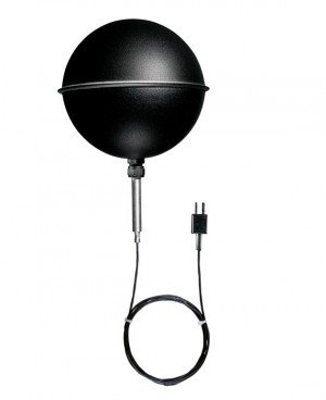 Testo 0602 0743 Black Globe Probe, 6&quot; dia., Type K TC-