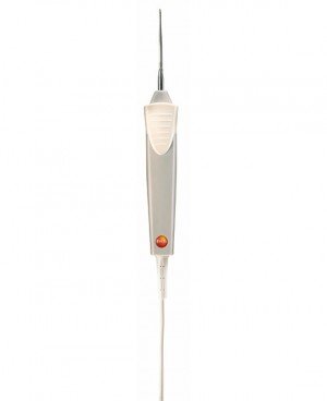 Testo 0603 2693 Waterproof Immersion/Penetration Needle-tip Probe, Type T TC-