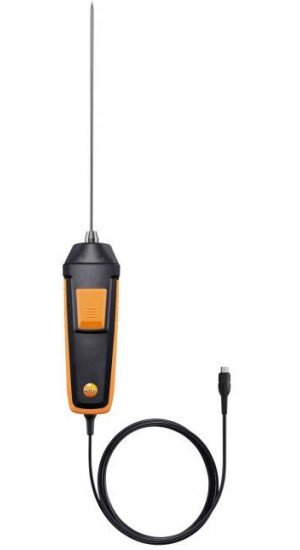 Testo 0618 0073 Digital Immersion/Penetration Probe with Pt100 temperature sensor-
