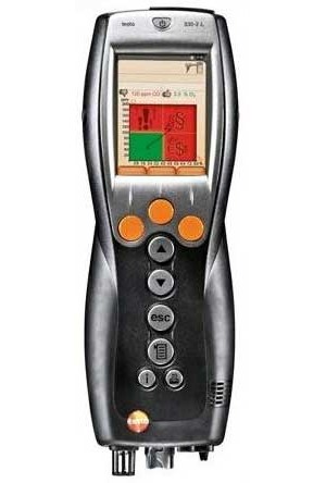 Testo 330-1G Long Life Flue Gas Analyzer, O<sub>2</sub>-CO -