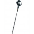 Testo 0635 9335 Telescopic Rotating Vane Anemometer Probe, 2.4" Long-