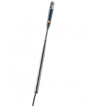 Testo 0635 9535 Telescopic Rotating Vane Anemometer Probe, 0.6" Long-