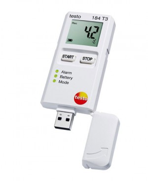 Testo 184-T3 USB Temperature Data Logger with LCD, unlimited-