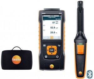 Testo 440 Air Velocity and IAQ Measuring Instrument with digital CO<sub>2</sub> probe-