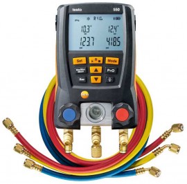 Testo 550 デジタルマニホールド Bluetooth Testo 550 Digital Manifold Kit with Hoses and Bluetooth