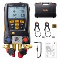 Testo 557 4-Valve Digital Manifold Kit with Bluetooth and External Vacuum Gauge-